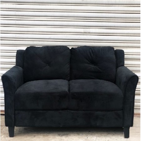 Life Black : Ghế Sofa Đôi + Vải Màu Đen